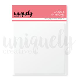 Uniquely Creative - Cards & Envelopes - Square White (10pk)