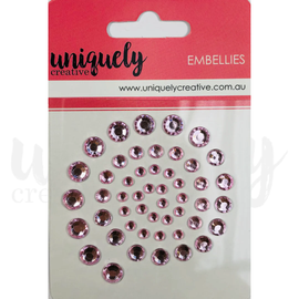 Uniquely Creative - Embellies - Rhinestones "Pink"